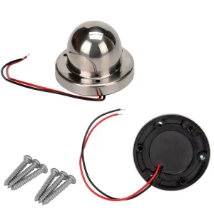 12V 3W YT-8LED Car/Yacht Stainless Steel Marine LED Navigation Light Red/Green Signal and Port Indicator Accessories