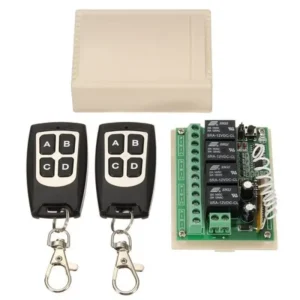 12V 4-channel Remote Control Switch 1 Drag 2/315 and 433 Optional Wireless Remote Control Wireless Remote Control Switch