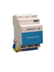 12V 48V T2 DIN Rail Mounted Surge Protective Device (SPD) 1 Power 3 Network Ports Industrial Solar Systems Electronic Equipment