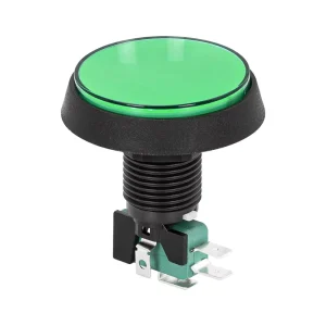 12V 60mm LED Illuminated Arcade Push Button NO NC Arcade Machine Button For Gaming Cabinet Control Panel OEM Manufacturer
