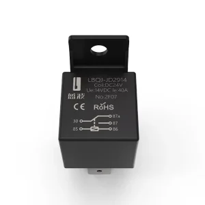 12V Auto Car Relay 4 Pin 1NO or 5 Pin 1NO1NC 30A 40A 80A Metal Hook Plastic Hook Suitable for Geely Automobile Hfv15