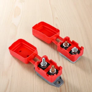 12V DC MCB E5 Series 10 50A Dual Battery Auto Reset Circuit Breaker Manual Overload Switch B Curve for Vehicle Power Protection