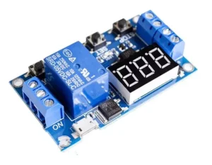 12V Digital LED Display Miniature Automotive Relay Module On/Off Timer Switch Board External Trigger PCB Sealed