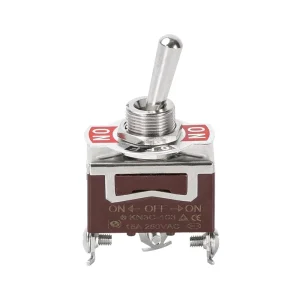 12V Marine Boat Automotive Car SPDT 3 Pin ON OFF ON Toggle Switch 30A 12 Volt Heavy Duty Waterproof Toggle Switch for Car