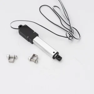 12V Miniature DC Motor Manual Linear Actuator Micro Ball Screw Pneumatic Satellite Satin Chrome Finish for Toy Miniature