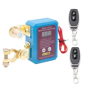 12V Remote Battery Disconnect Switch 240A Magnetic Latching Relay Isolator with Power Saving