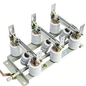 12kV Indoor HV Isolator Stainless Silver Plated Contact Low Temperature Rise For Continuous Load