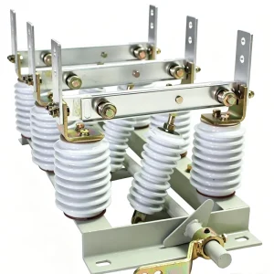 12kV Outdoor High Voltage Disconnector Single Earth Knife For Overhead Line Distribution Network