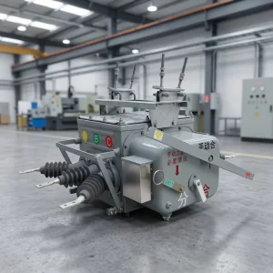 12kV Outdoor Pole Mounted Load Break Switch (LBS) FZW28 12 630A Three Phase 50Hz 20 25kA Breaking Capacity Manual Motor