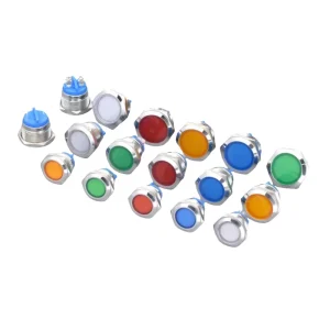 12mm 16mm 19mm 22mm Metal Indicator LED 3 6V 12 24V 220V Waterproof Sign Pilot Lamp