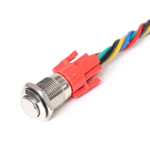 12mm 22mm Industrial Metal Push Button Switch Momentary Waterproof LED Two Position Arcade Push Button Start