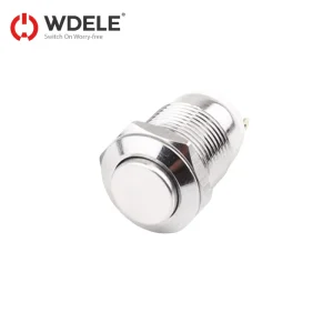 12mm Metal Push Button Switch Short Body 1NO Combination Instantaneous No Light Button