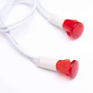 12mm Red Color Neon Indicator Light with Resistor Cable BL-12-01