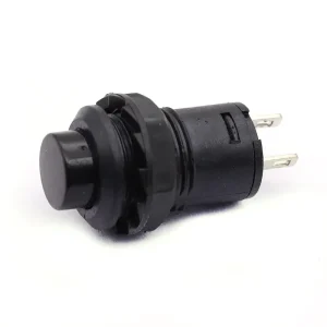 12mm Round Self Lock Push Button Switch 1.5A 250VAC 3A 125VAC DS 425A DS 428 Black Power Switch