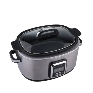 1350W Stainless Steel Housing Multi Function Cooker Slow Cooker with Warmer Sear Stove Top Oven Function