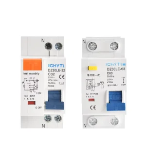 14 Years Professional Manufacturer C63 Circuit Breaker Double Pole Rcbo for Sale