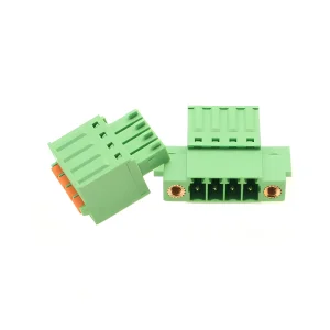 15EDGKD+KDRCP Plug in Type Terminal Block 3.81MM Flange Spring PCB Wire Connector