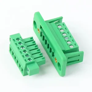 15EDGWC 3.81MM Plug In Terminal Blocks 8A 300V PA66