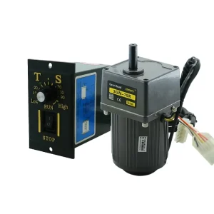 15W Micro AC Gear Motor 110V 220V Induction Motor with Speed Reducer for Conveyor Belt & Packaging Machine