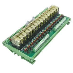 16-Channel Industrial Automation Input Module with Isolated Relay Over 2 Amps Power Relays