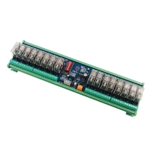 16-Channel RS485 Communication Relay Module MODBUS RTU Remote Control DO Modules for PLC