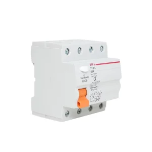 16A 10mA Copper Residual Current Earth Leakage Circuit Breakers 4P ELCB Mini Circuit Breaker PA66
