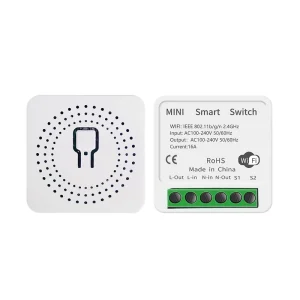 16A Mini App Remote Control Wall Light Switch Smart WiFi Relay Module