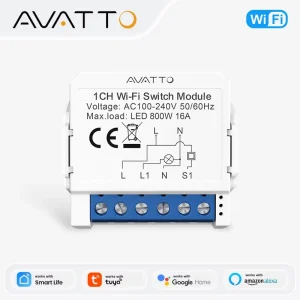 16A Mini Wifi Switch 4 Gang Control Timer Switches Relay Automation Modules Smart Life Work With Alexa Google Home Alice