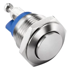 16mm 19mm 22mm IP65 Waterproof Metal Momentary Push Button Switch Stainless Steel For Boat Horn Control Panel