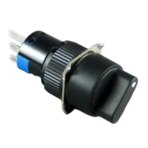 16mm Diameter 3A 250VAC T85 3 Pin 2 Way 2 Position 3 Position Rotary Selector Switch