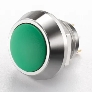 16mm High Head Push Button Switch Self Latching Round Momentary IP67 250V Electronic Power Switch