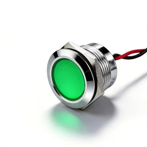 16mm Metal IP67 LED Panel Mount Indicator Light 12V 24V DC Multi Color Options 1 Year Warranty for Electronic Devices