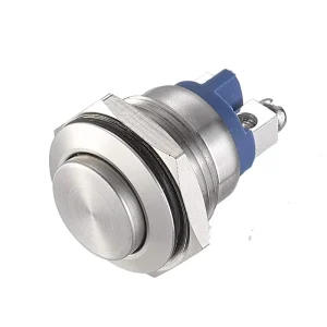 16mm Metal Pushbutton Switch Momentary 1no 2A
