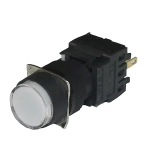 16mm Momentary Push Button Switch 2 Pin Round Black Red Green Yellow White Push Button Switch