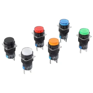 16mm Push Button Switch 24/220V Momentary Self-locking Self-reset On Off Power Switch