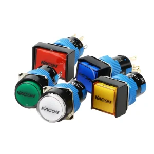 16mm Push Button Switch K16-211/K16-221/K16-231 Self-Resetting IP65 Home Appliance 1A 1B 24V Plastic