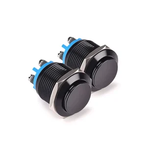 16mm Push Button Switch Mechanical Switches Style Switch on Off LED 12V for Electronic Interface