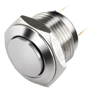 16mm Push Button Switch Metal Waterproof IP68 12V 24V Press Button for Industrial Control Panel System