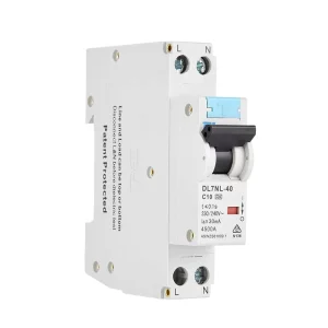 18mm RCBO Type a Circuit Breaker 16A 4.5Ka Residual Current Circuit Breaker With Over Current