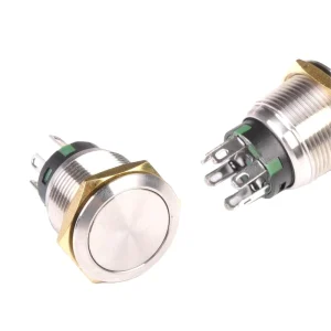 19/22mm Push Button Switches Waterproof Momentary Locking Reset Stainless Steel Metal Push Button Switch