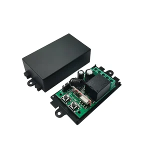 1CH 433MHz Wireless Remote Control Switch with 2 Buttons DC12V 1 Channel Relay RF Switch Transmitter Receiver Fixed Code