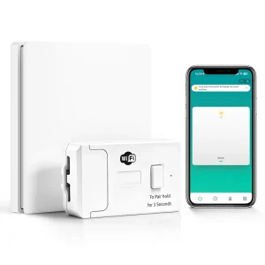 1CH AC Tuya RF433 WiFi ZigBee Receiver Work Wireless Kinetic Switch Kit for Alexa Google Remote Light Control Wall Light Switch