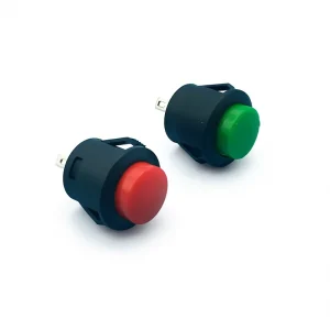 1NO Non-Locking Snap-in Push Button Switch 16mm Round Momentary Switch with 3A Max. Current and 220V Max. Voltage