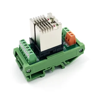1NO Solid State Relay Module DC Control AC 5V 12V 24V Low Power 5A Subminiature 2P Tin Plated Copper Screw Industrial