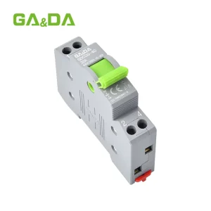 1P 230V 40A Industrial Dual Power Manual Transfer Changeover Switch 50 60Hz DIN Rail Mount IP20
