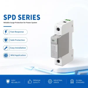 1P 275V AC SPD 20kA/40kA T2 Surge Protective Device Copper Plastic for Single-Phase Lightning Protection YSP-A6