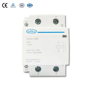 1P/2P/3P/4P 100A 80A Contactor 230V AC/DC Coil Electrical Magnetic Contactors Modular Contactor