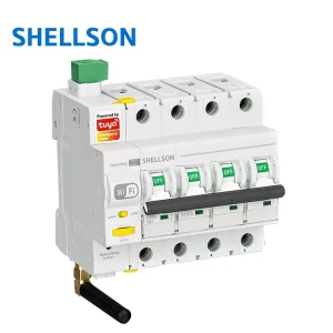 1P 2P 3P 4P 10A 16A 25A 32A 40A 50A 63A Wifi Control MCB Miniature Smart Circuit Breaker