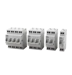 1P 2P 3P 4P 16A 20A 25A 32A 40A 63A 230V Modular Changeover Switch Electrical Din Rail Type AC DC MCB Circuit Breaker Switches