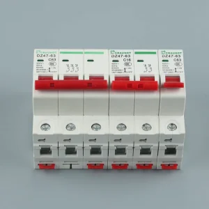 1P 2P 3P 4P MCB Electrical Manual Miniature Circuit Breaker Air Switch Overload Protection Device
